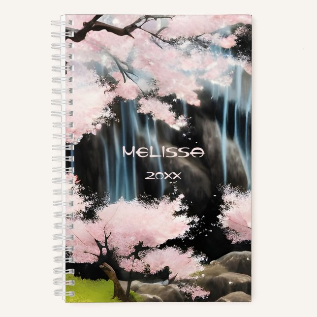 Carnet Cherry Blossom Tree Paysage japonais (Recto)