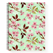 Cherry Blossoms Mint Arrière - plan