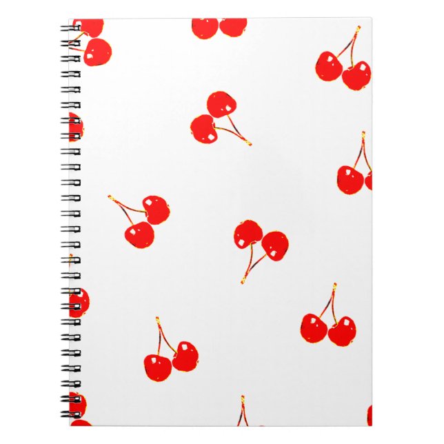 Carnet Cherry Motif Pop Version (Devant)