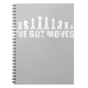 Carnet Chess Set Pieces Ive Got Move Lovers