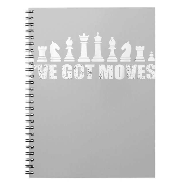 Carnet Chess Set Pieces Ive Got Move Lovers (Devant)