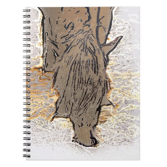 CARNET CHEVAL BROWN (Devant)