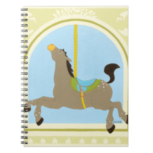 Carnet Cheval Carrousel par Juin Erica Vess