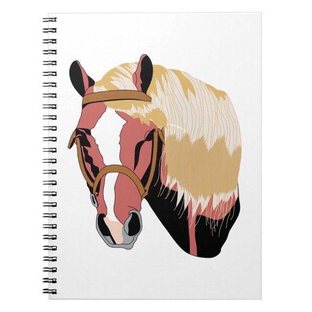 Carnet Cheval de Haflinger (Devant)