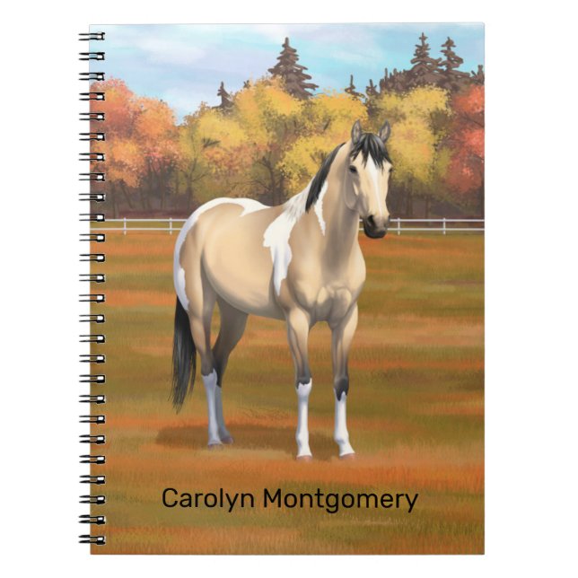 Carnet Cheval de peinture Pin Dun Paint Paint (Devant)