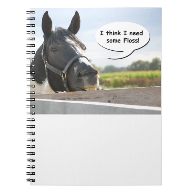 Carnet Cheval et Floss (Devant)