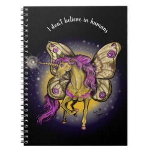 Carnet Cheval Fairy Jaune Empereur Moth