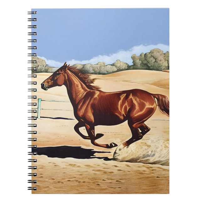 Carnet "Cheval Galloping" Par Esorada (Devant)