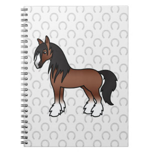 Carnet Cheval Gypsy Vanner / Shire / Clydesdale Brun