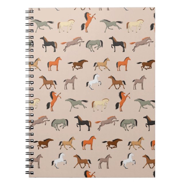 Carnet Cheval Imprimer Motif, Garçons Filles & Enfants, C (Devant)