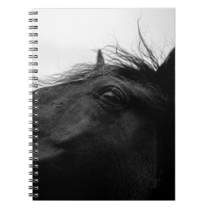 CARNET CHEVAL NOIR