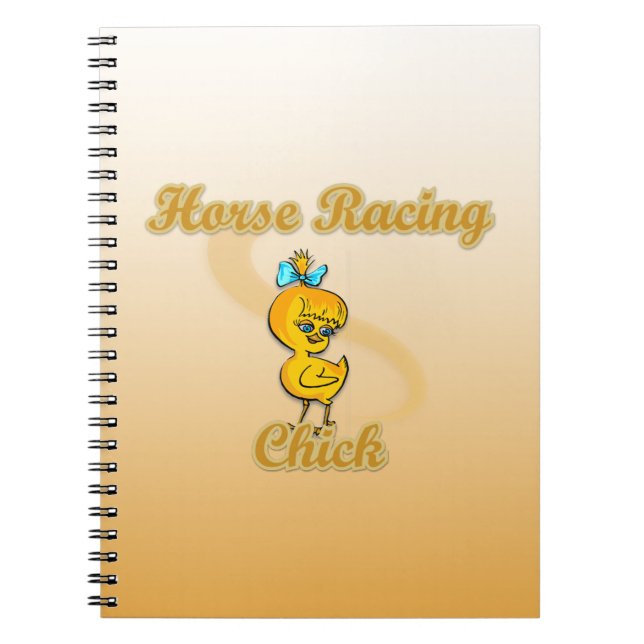 Carnet Cheval Racing Chick (Devant)