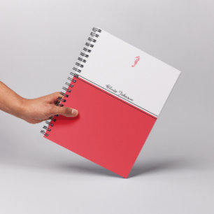 Carnet Cheval rouge illustration nom de vie marine minima