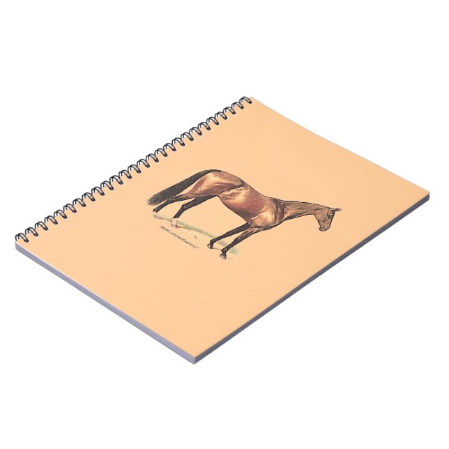 Carnet Cheval Thoroughbred (Côté gauche)