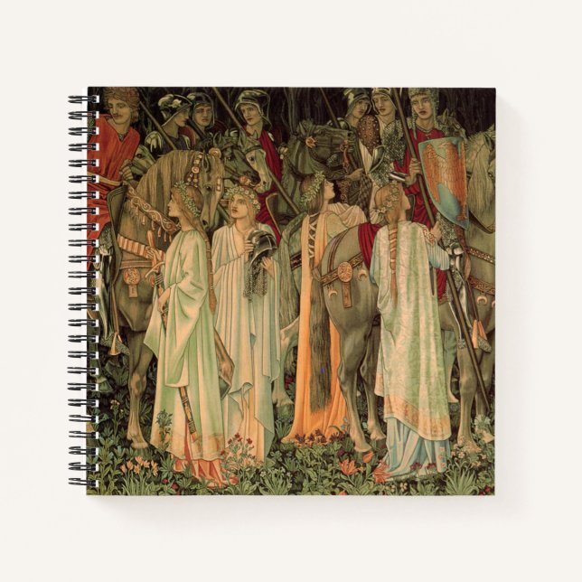 Carnet Chevaliers médiévaux de la Table Ronde (Devant)