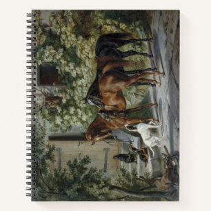 Carnet Chevaux à la Porche (par Albrecht Adam)