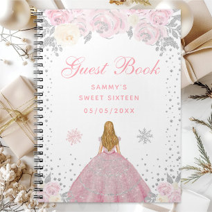 Carnet Cheveux rose Hiver Blonde Princesse Sweet sixteen
