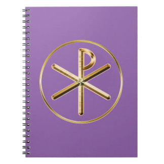 Carnet Chi-Rho brillant