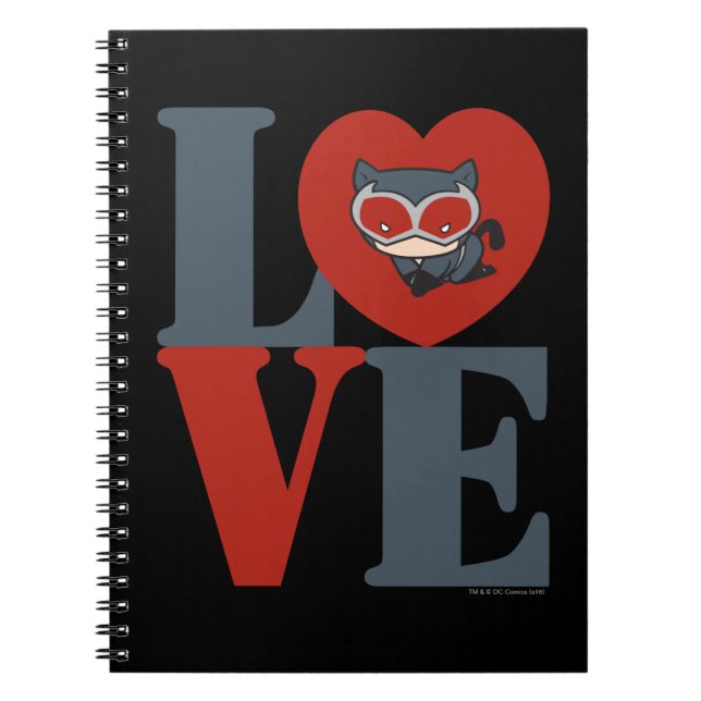 Carnet Chibi Catwoman LOVE (Devant)