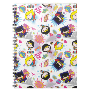 Carnet Chibi Super Heroine Motif