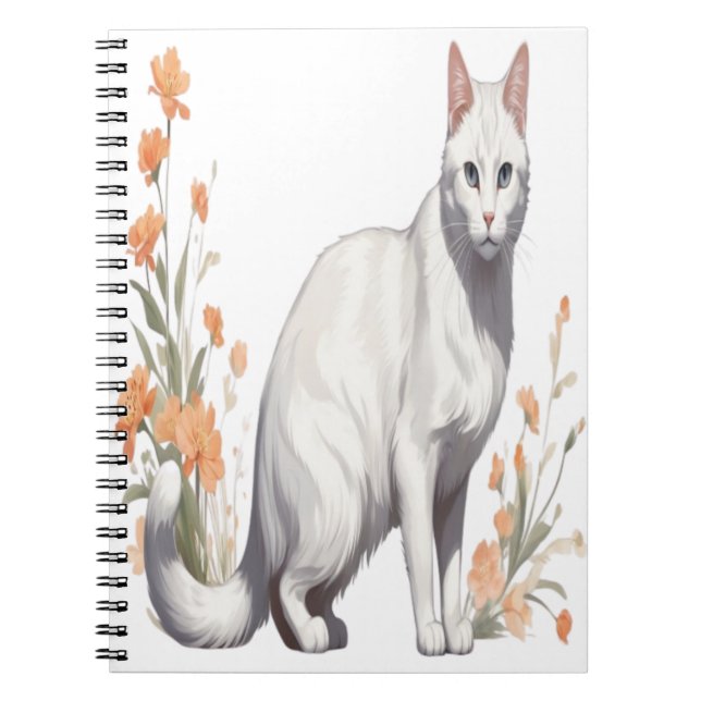 Carnet Chic Cat - Journal de couverture Feline min (Devant)