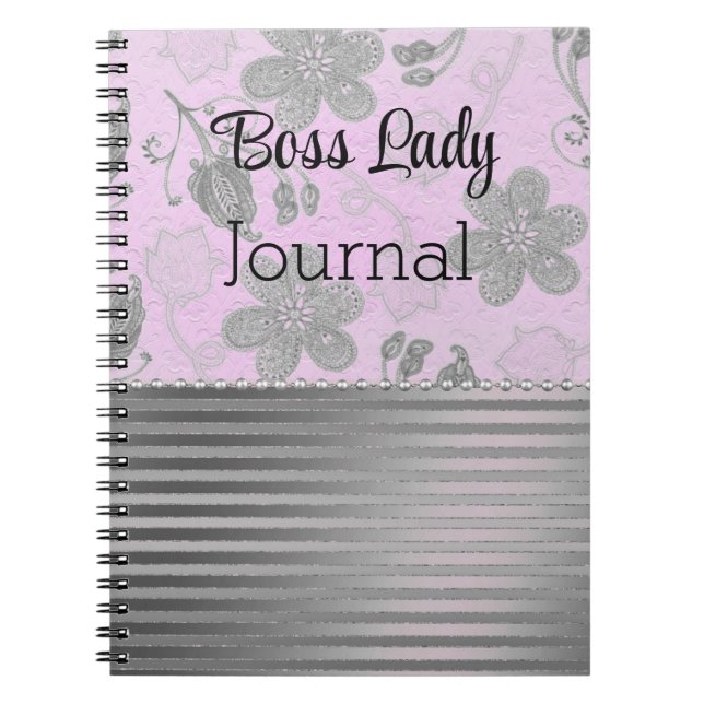 Carnet Chic Floral Boss Lady (Devant)