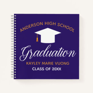Carnet Chic Graduation Autographe Garder Purple Guest