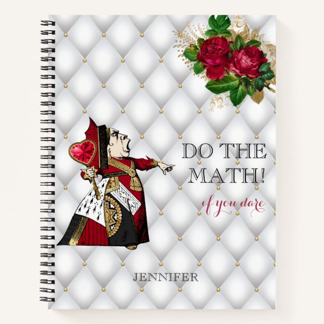 Carnet Chic Red Queen of Hearts Vintage (Devant)