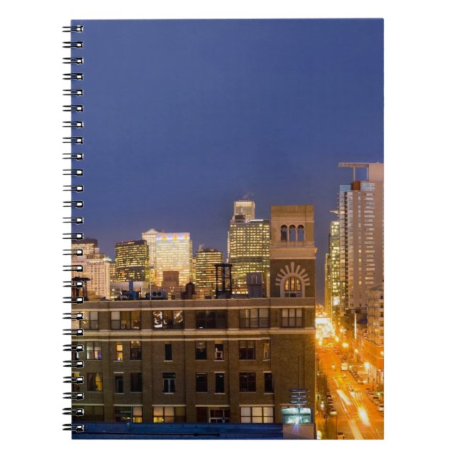 Carnet Chicago (Illinois), photo de la ligne aérienne de  (Devant)