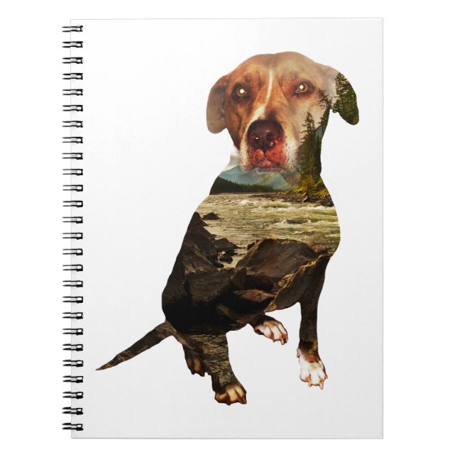Carnet chien à double exposition (Devant)