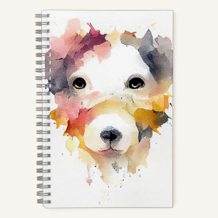 Carnet Chien Animaux Animaux Nature Aquarelle Art Peintur