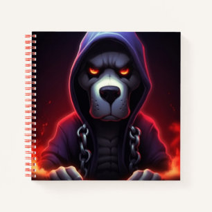 Carnet Chien Avec Chaine