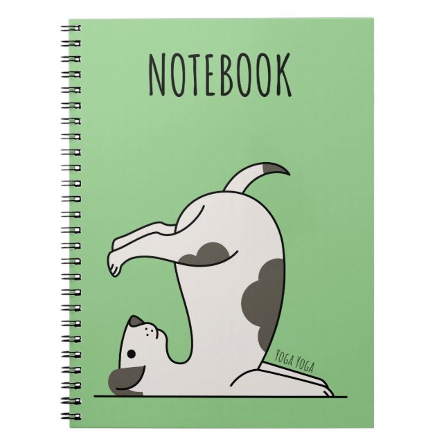 Carnet Chien - Chien de Yoga mignon Pour Amoureux des chi (Devant)