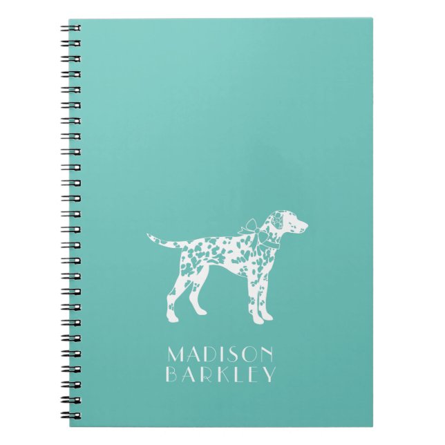 Carnet Chien dalmate chiot (Devant)