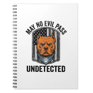 Carnet Chien de garde Puisse aucun mal passer Conception 