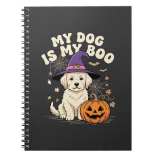 Carnet Chien d'Halloween Mon chien est mon amour