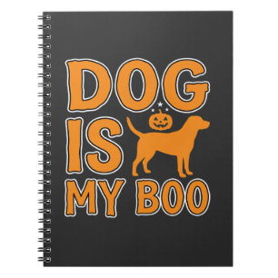 Carnet Chien Est Mon Boo Halloween Chien
