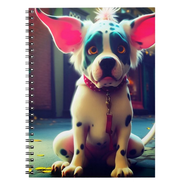 Carnet Chien mignon (Devant)