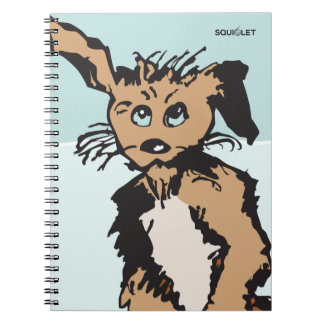 Carnet Chien Mignon Avec Des Yeux De Chiots Bleus