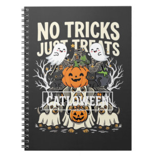 Carnet Chien Mignon Halloween Pas de Farces Rien que des 
