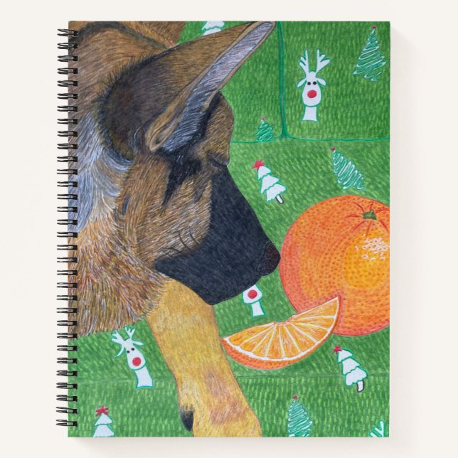 Carnet Chien&Orange (Devant)