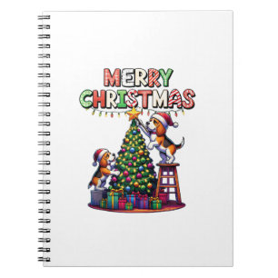 Carnet Chiens Beagles de Noël Amoureux des animaux animau