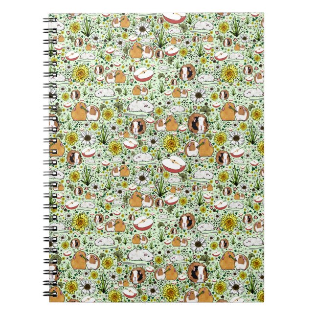 Carnet Chiens en vert (Devant)