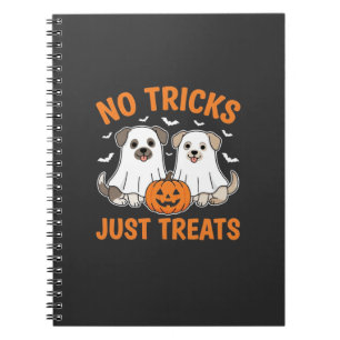 Carnet Chiens fantômes Halloween sans farces juste des fr