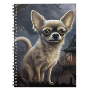 Carnet chihuahua Halloween effroi