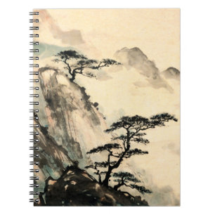 Carnet Chinese landscape painting.chinese,painting,japane