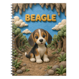 Carnet Chiot Beagle Mignon, Bébé Chien