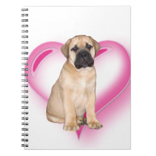 Carnet Chiot de Bullmastiff de coeur