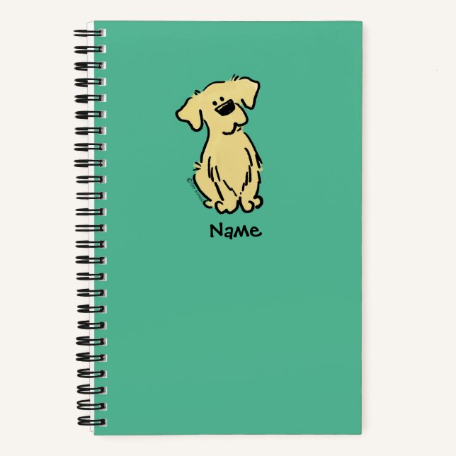 Carnet Chiot d'or - Vert - (Recto)