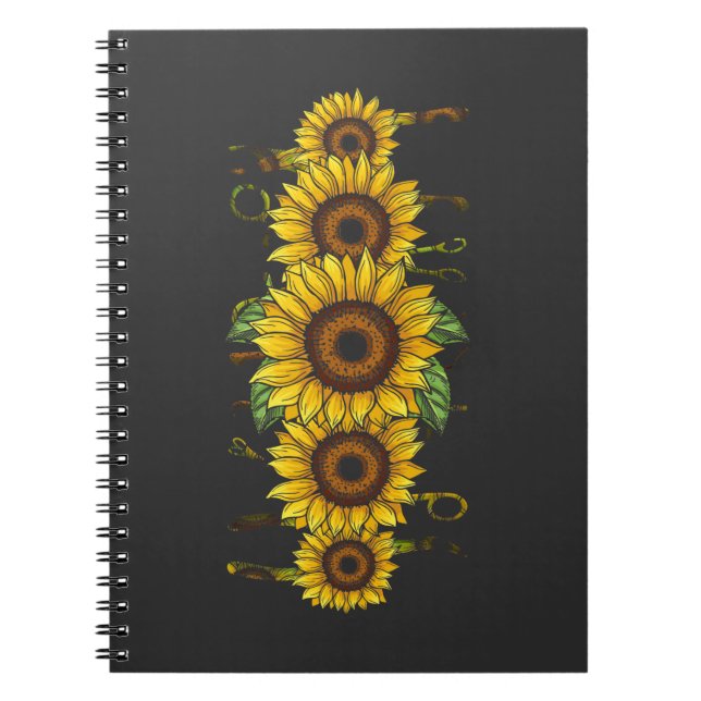 Carnet Chirurgien Scrub Chirurgie Tournesol Infirmière (Devant)